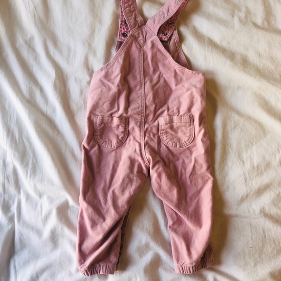 H&M velvet like overalls - 9-12 months - Picture 2 of 4